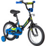 Детский велосипед NOVATRACK TWIST 14” NEW чёрный 141TWIST.BK20