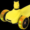 Кикборд NOVATRACK RAINBOW CAR желтый 120C.RAINBOW.YL20
